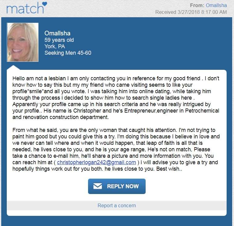 This Online Dating Scam is Targeting Singles Over 50 On Match.com And Other Dating Sites